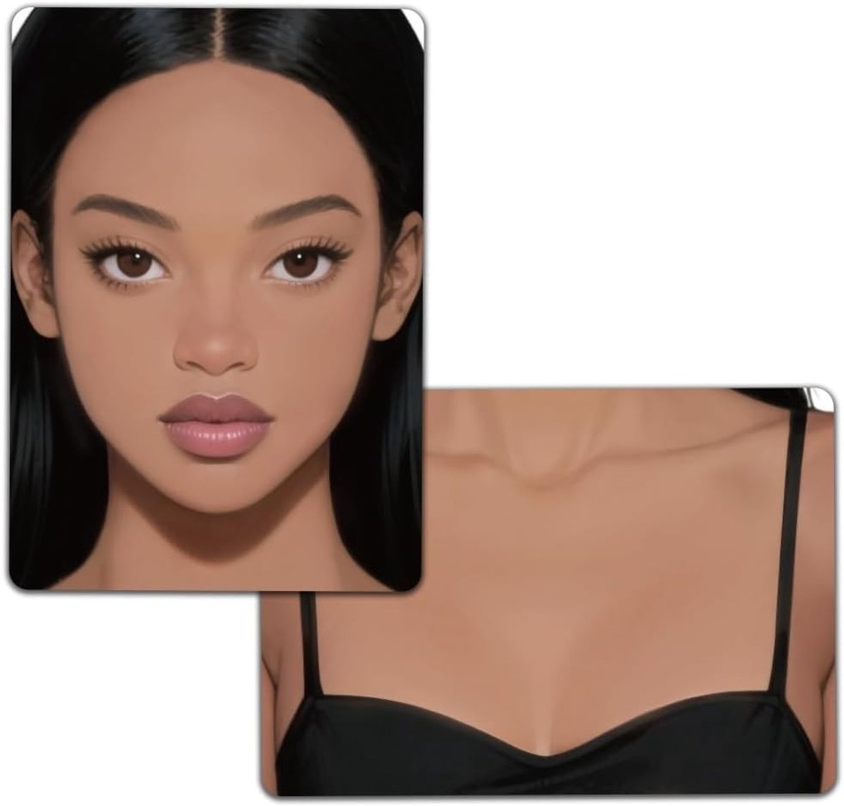 Herbruikbaar Oefenbord voor Gezichtsschilderen, Kleurrijke Make-up Oefen Template voor Beginners, Ideaal voor Creatieve Make-up Training en Kunstenaars