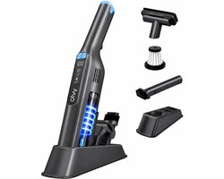 Olvy Kruimeldief PRO - LCD Display - Oplaadstation - 3 Snelheden - 250W - Kruimelzuiger Snoerloos - Autostofzuiger - 22 kPa - Draadloos - Handstofzuiger