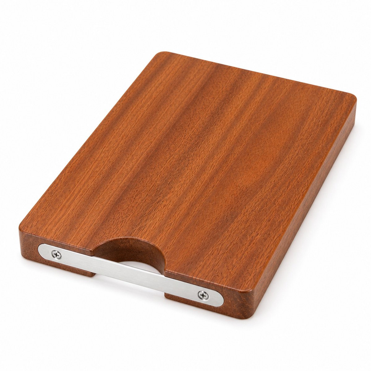 JustValue Massief Houten Snijplank - 35 x 25 x 2,5 cm - Rechthoek - Bruin