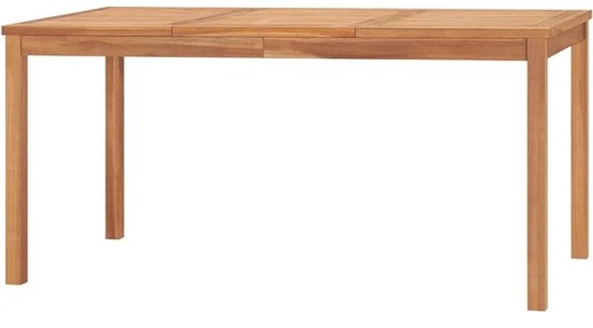 Tuin Eettafel - Houten Tafel - Buiten Eten - Massief Teakhout - 160x80x77 cm - Bruin