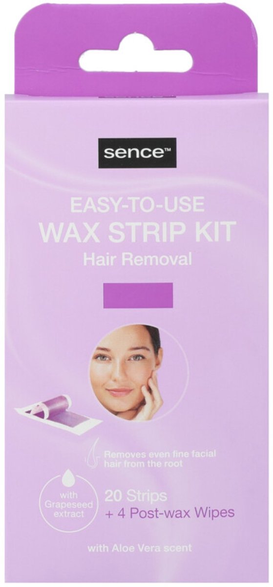 Sence Wax Strips + Post Wax Wipes - 6 x 20 stuks - Voordeelverpakking