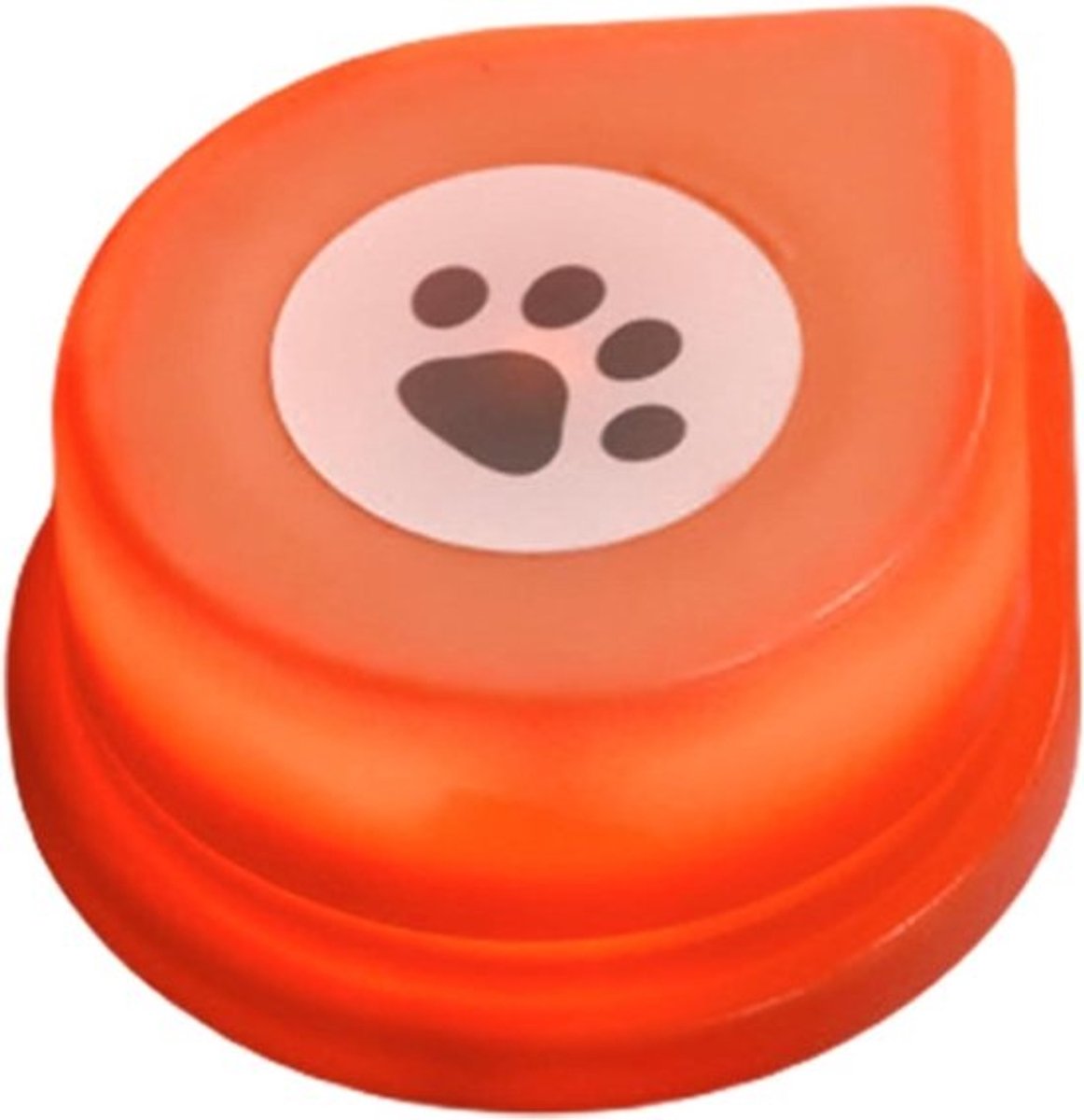 Communicatie Knoppen - Antwoord Zoemers - Interactief Spel - Aanpasbare Geluiden - 10 x 10 x 5 cm - Oranje