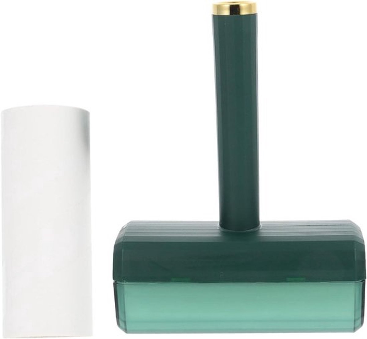 Pluisroller Set - Haarverwijderaar Kleding - Textiel Reinigen - Herbruikbaar Ontwerp - 17.5 cm - Groen