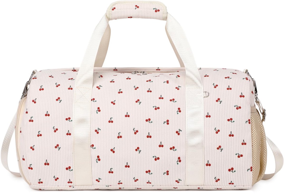Sporttassen Sporttas Sport Reistas Zwemtas Saunatas Zwembadtas Schoentas Reistassen Kindertas, wit, 18 "L * 9.75" H * 8 "W, Reistas