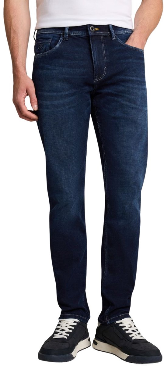 Tom Tailor Heren Jeans Broeken regular/straight Fit Blauw 34W / 30L Volwassenen