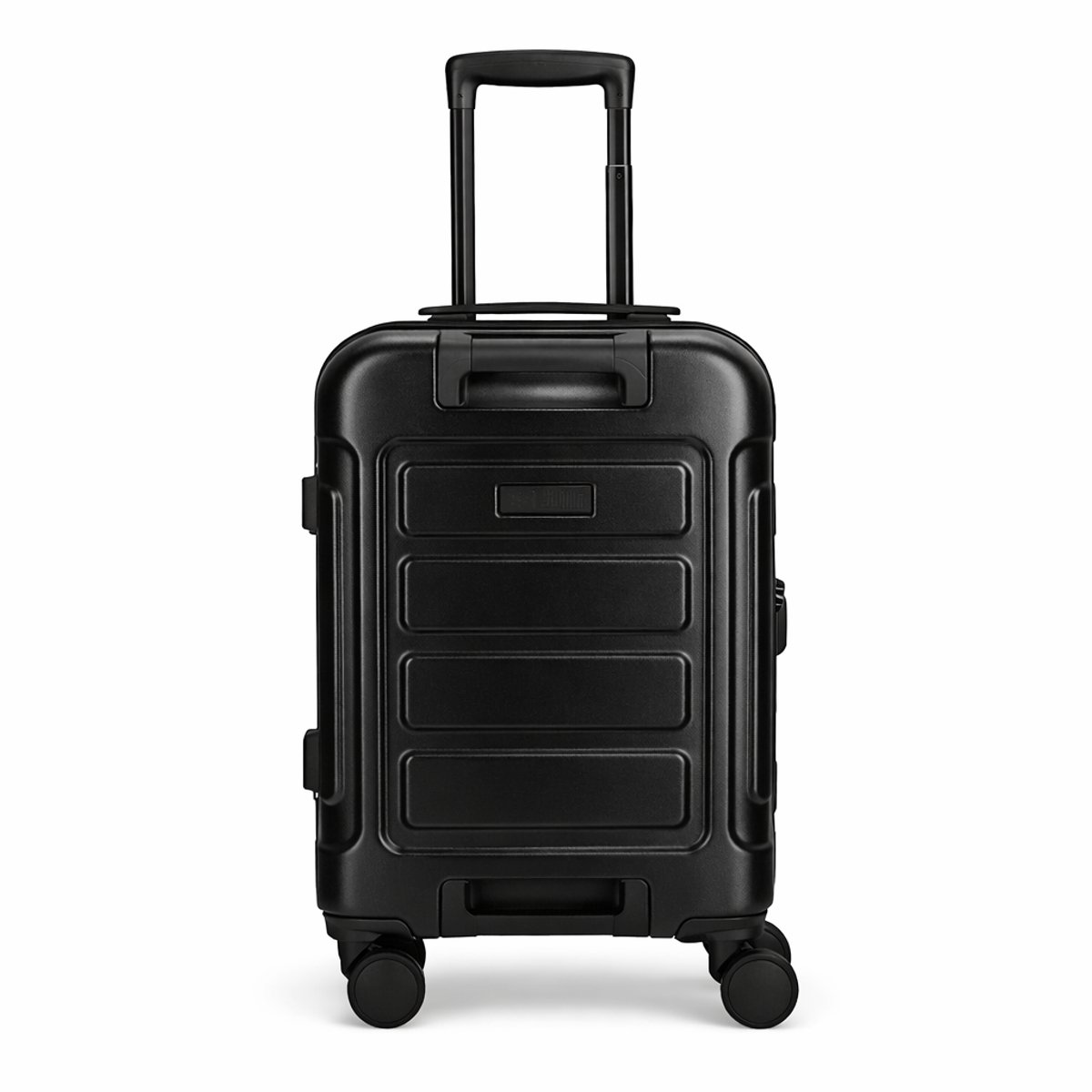 Enrico Benetti Aspen Koffer S – 55 cm – 35L – ABS – Lichtgewicht Handbagage – 4 dubbele zwenkwielen – Zwart - 38000