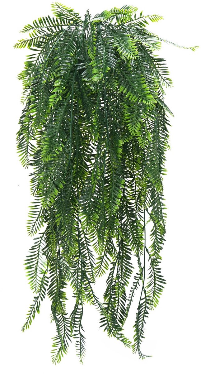 4 stuks kunstplanten, hangende klimop, kunstplanten, net als echte varen, kunstplanten, hangend, lang, voor woonkamer, balkon, tuin, bruiloft, kantoor (80 cm)