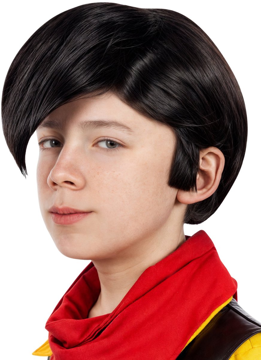 Lucky Luke Pruik Voor Kinderen - Carnaval Kostuum - Karneval Sheriff - Halloween Dalton