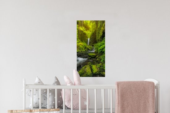 Stickers Stickers muraux - image jungle - 20x40 cm - Feuille adhésive