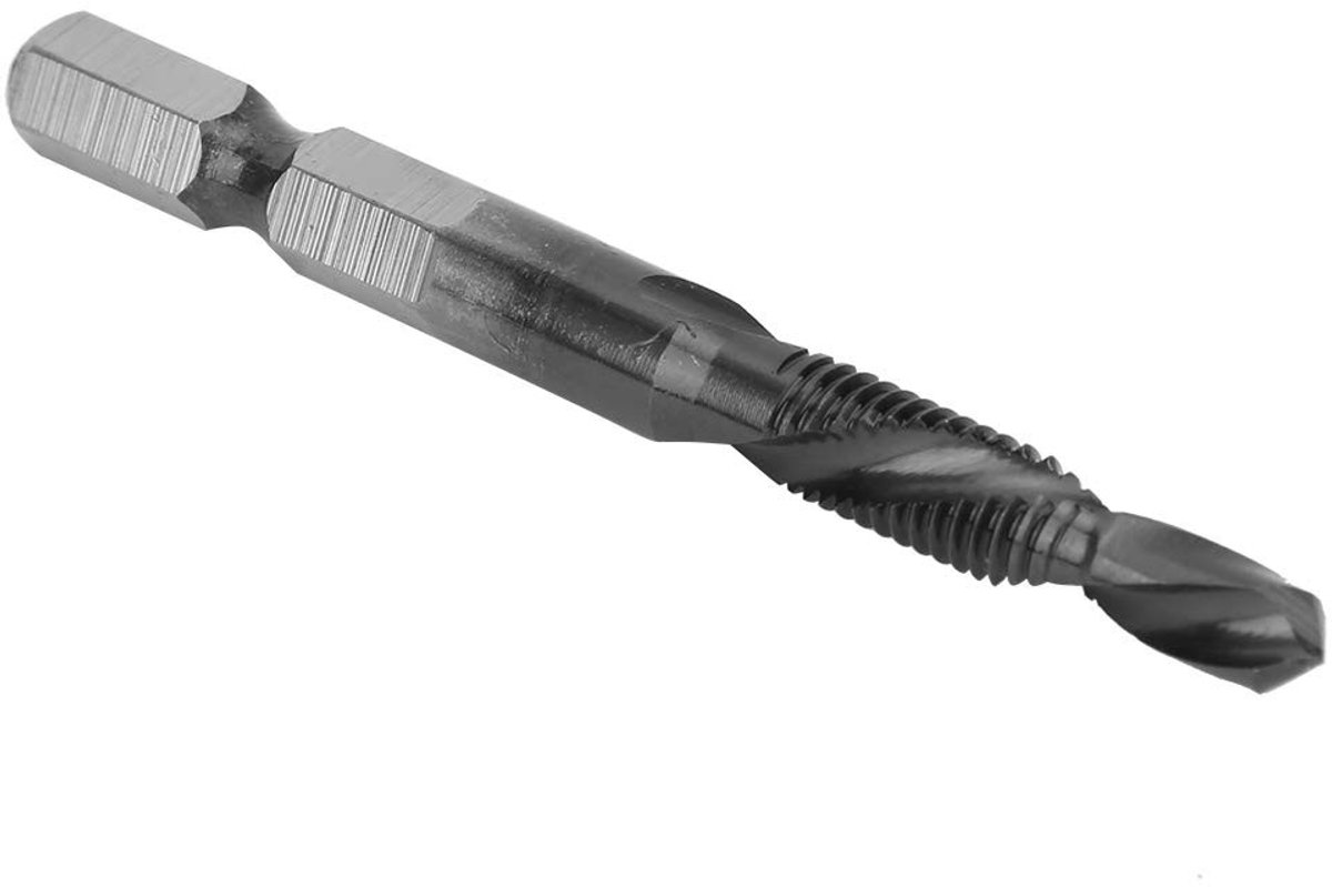 Dailygoods- Boorset Multifunctioneel - Tapschroevendraaier - Aluminiumnitride - 6-delige Set - Geschikt voor Diverse Materialen - Duurzaam en Stevig