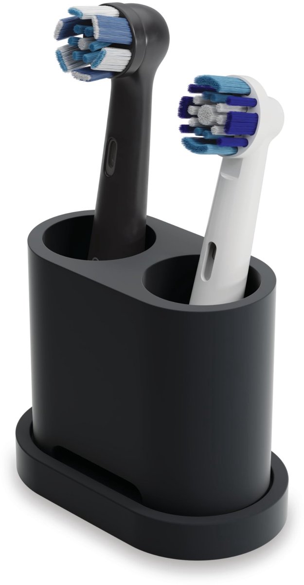 Dailygoods- Houder voor 2/4 opzetborstels - Voedselveilige siliconen - Onderzetter tandenborstel - Compatibel met Oral-B/Sonicare - Designprijswinnaar iF DESIGN AWARD 2024 - Verkrijgbaar in 3 kleuren - Tandenborstelhouder