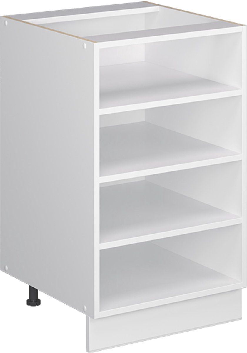Vicco Keukenrek Fame-Line, Wit, 50 cm zonder werkblad