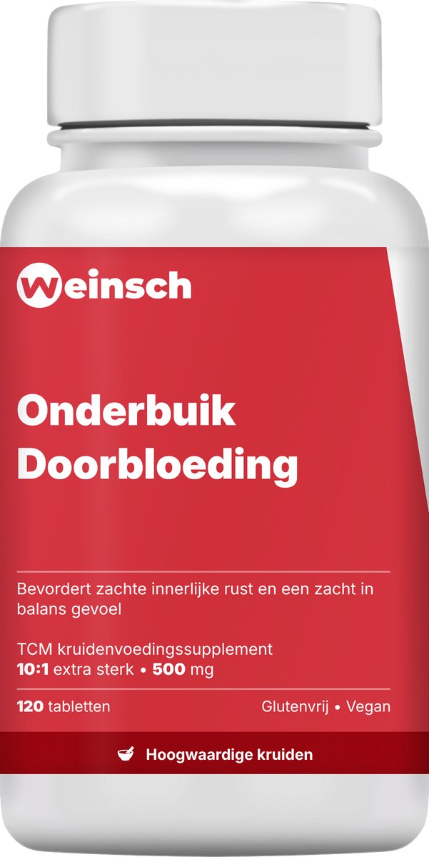 Weinsch Onderbuik Doorbloeding (Gui Zhi Fu Ling Pian) | 10:1 extra sterk | 500mg | 120 tabletten