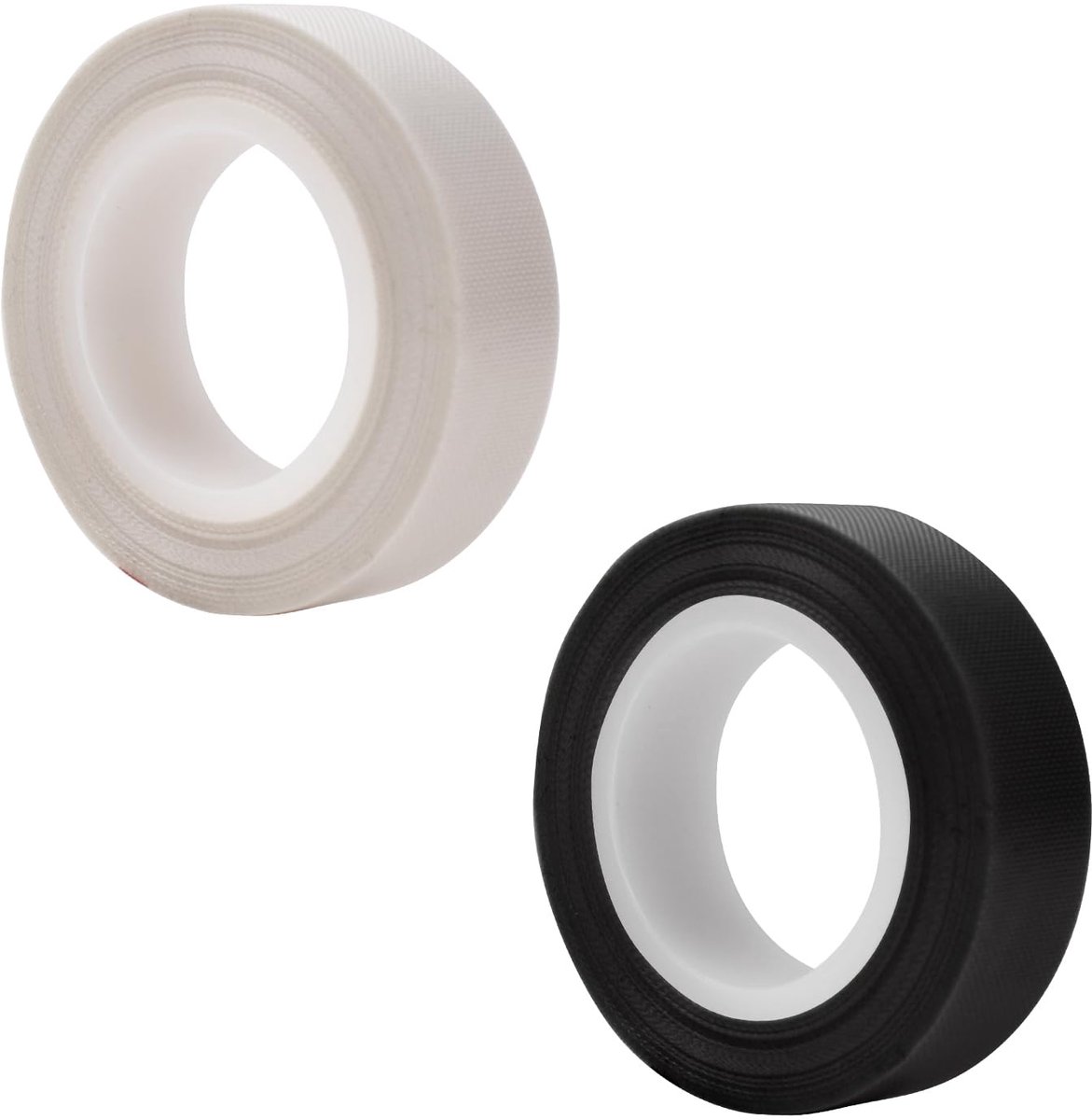 Set van 2 rollen wrijvingsarme teflonstof tape voor ladegordijn, ruisonderdrukking en wrijving, oppervlaktebescherming voor houten lade, kastgordijn