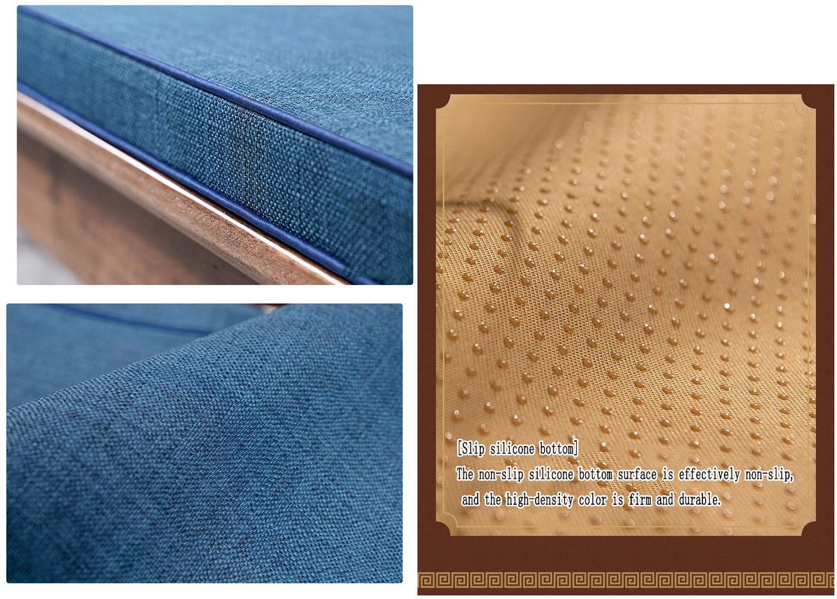 wangk Tuinbank kussen, 2 of 3 zitsbank mat pad patio bank pad ligstoel kussen vervanging matras pad indoor outdoor patio rechthoek bank kussen-groen 100×40×5cm (39×15×2in)