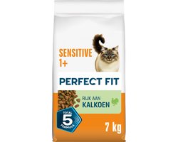 Perfect Fit Kattenbrokken - Sensitive Adult - Kalkoen - 7kg