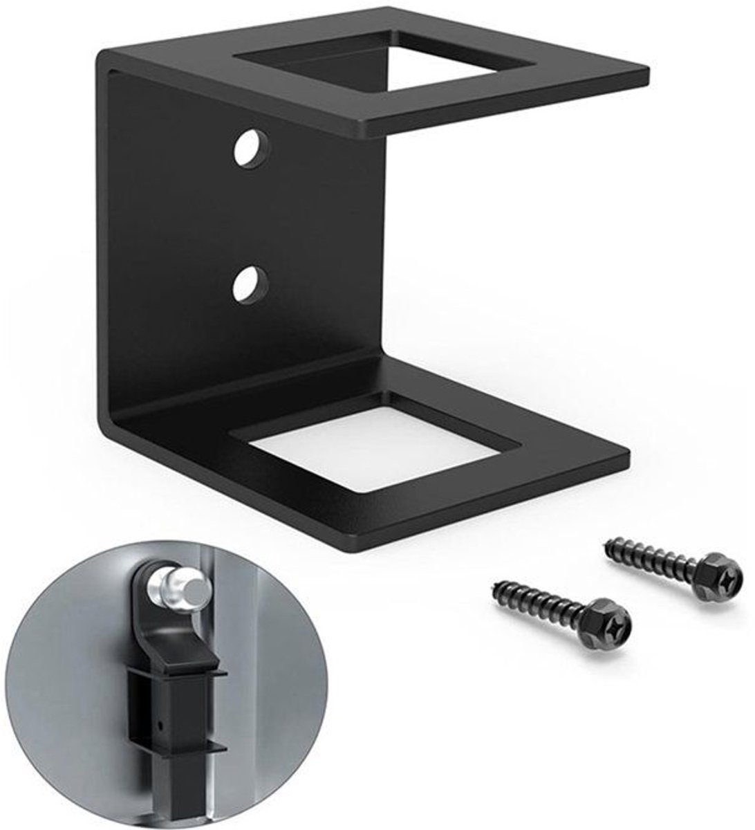 LISM-Opbergrek met 2-inch kogelhaken, geschikt voor montage op een robuuste laadbak van een vrachtwagen, kan aan de muur of op een pallet worden gemonteerd.