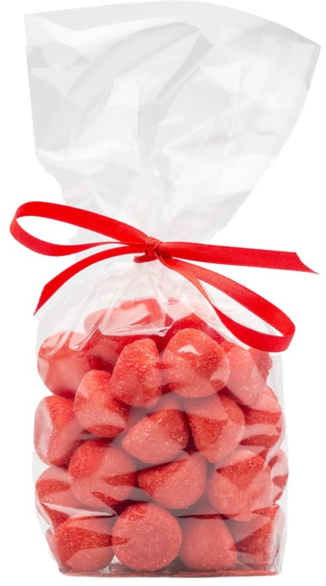 Cellofaanzakken, 100 stuks, transparante zakjes voor snoep, geschenken voor kinderfeestjes en gastgeschenken, 40 x 50 cm