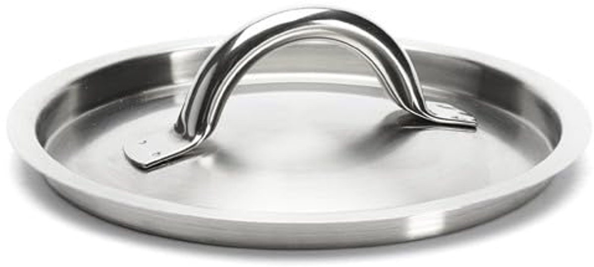 de Buyer - Deksel Gemaakt van Satijn RVS - 16 cm - 3509.16, Zilver