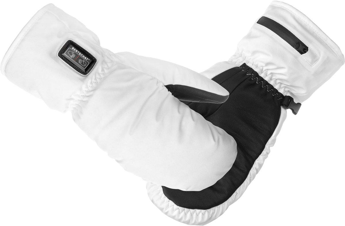 BERTSCHAT Verwarmde Wanten Dual Heating Aerowhite - USB-C - Extreme Accupack (4.000 mAh) - Maat XL