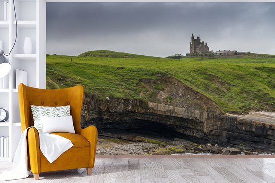 Papier peint photo peint vinyle - Ruine en Irlande largeur 600 cm x hauteur 400 cm - Tirage photo sur papier peint (disponible en 7 tailles)
