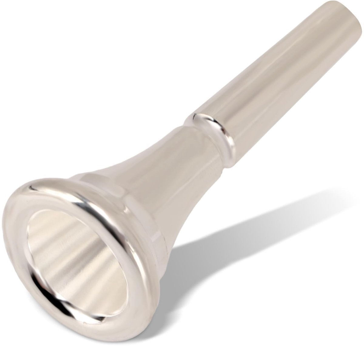Dailygoods- Mondstuk Zilver - Vervangend Mondstuk - Hoorn Mondstuk - Messing Materiaal - Eenvoudig te Installeren - Standaard Grootte - Hoornmondstuk