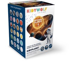 KIDYWOLF KIDYPLANET - Mysteriebox Graafplaneet met Edelstenen - 8 Verzamelbare Planeten - Willekeurig Model - 6+