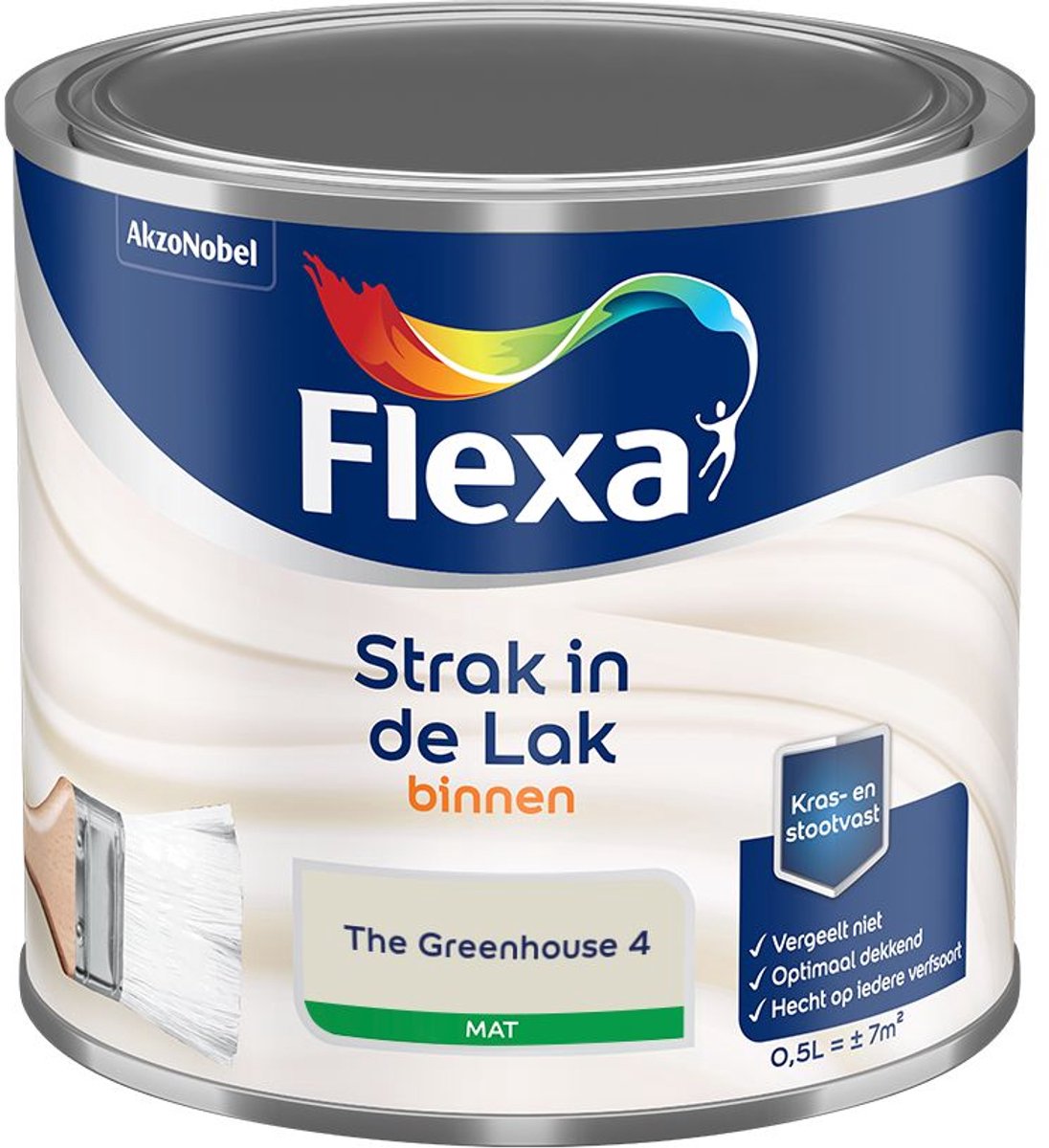Flexa - Strak In De Lak Binnenlak Mat - The Greenhouse 4 - Mengverf - 500 Ml