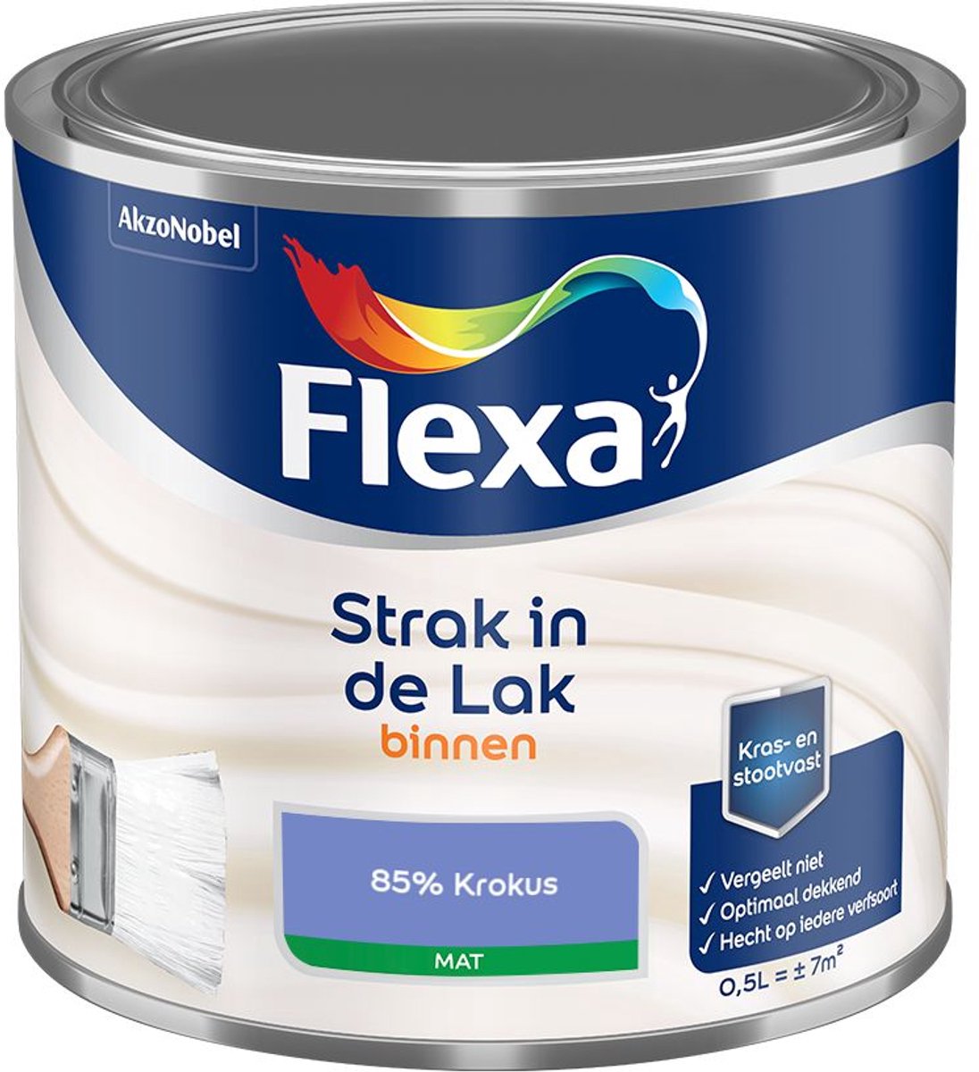 Flexa - Strak In De Lak Binnenlak Mat - 85% Krokus - Mengverf - 500 Ml