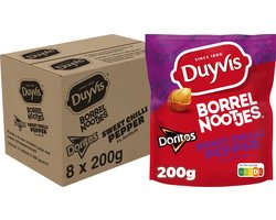 Duyvis Borrelnootjes Doritos Sweet Chilli - Pinda Noten - 8 x 200 gram