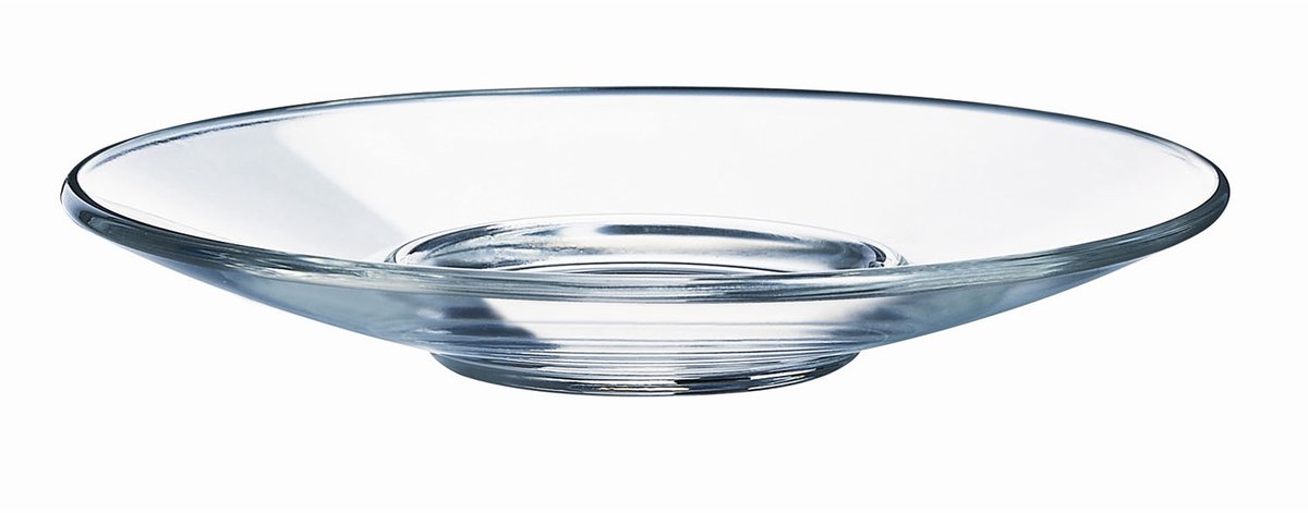 Bordenset Arcoroc Geel Glas Ø 14 cm