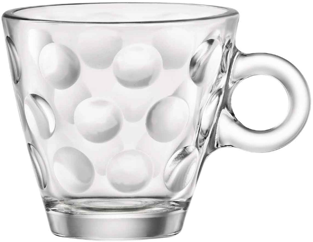 Bormioli Dots Espresso 10 Cl Set 6 Tas O.tas