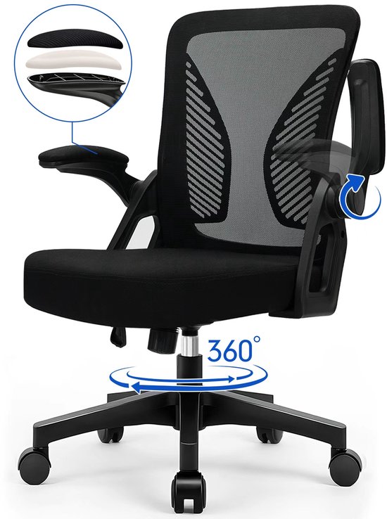 Milacyee Bureaustoel - Ergonomische Bureaustoel - Office - Milacyee - €58,01