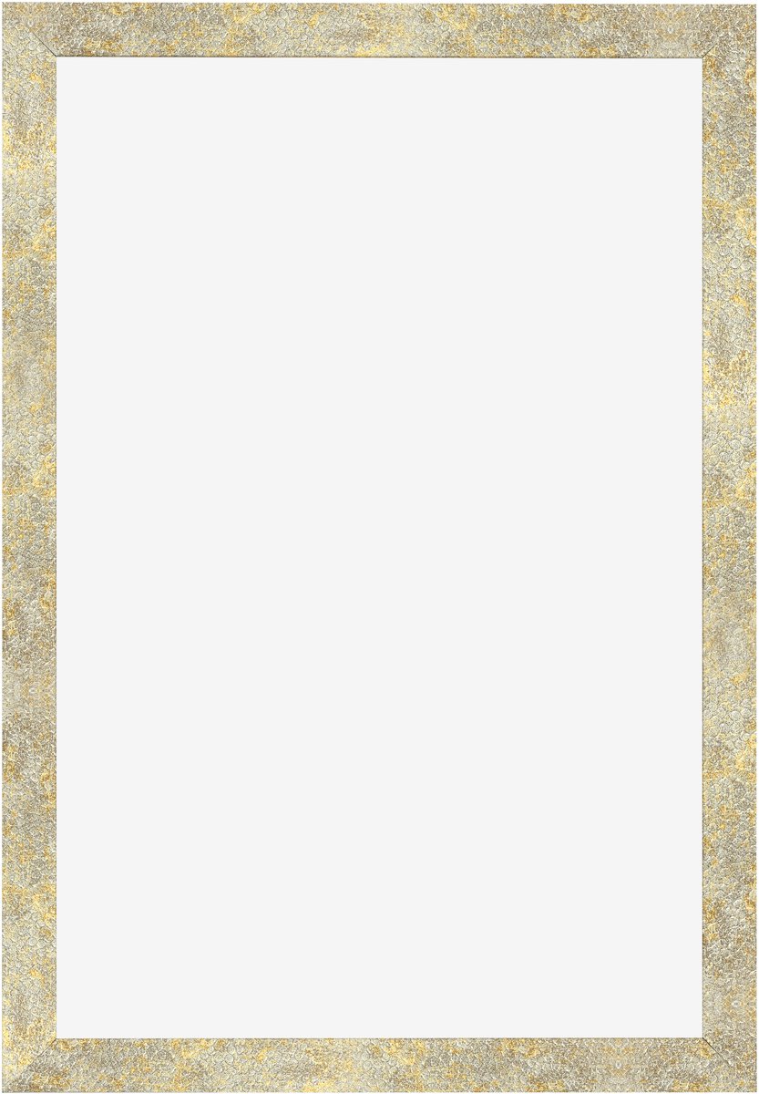 Fotolijst 40x60 cm - MDF - Zilver-Goud Hamerslag - Benno