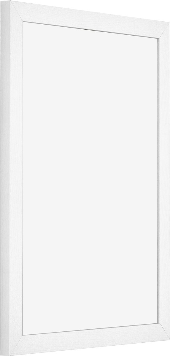 Fotolijst 24x32 cm - MDF - Wit Houtnerf - Benno