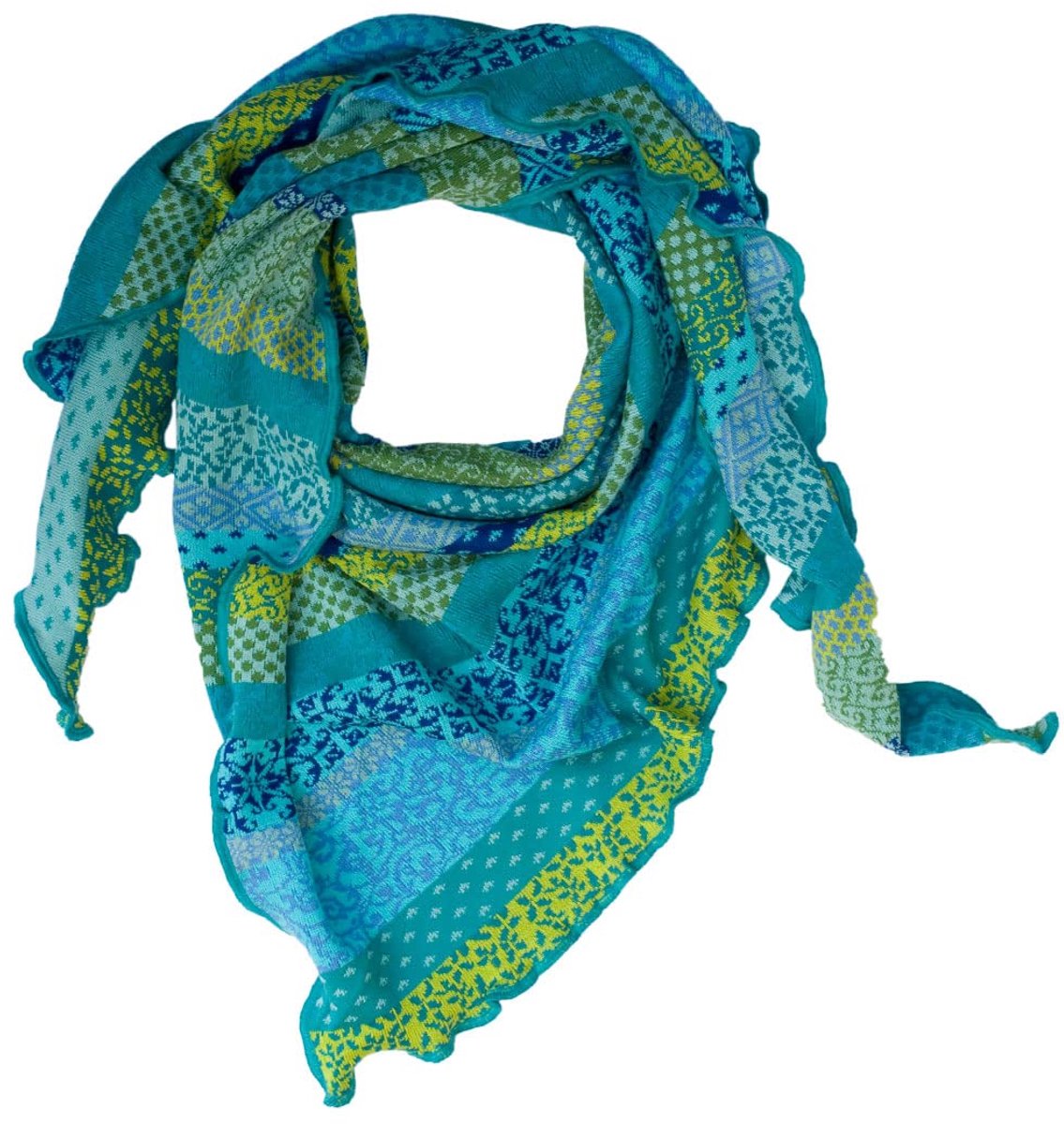 Driehoeksdoek Grace, 100% katoen (kbA), Caraïbisch