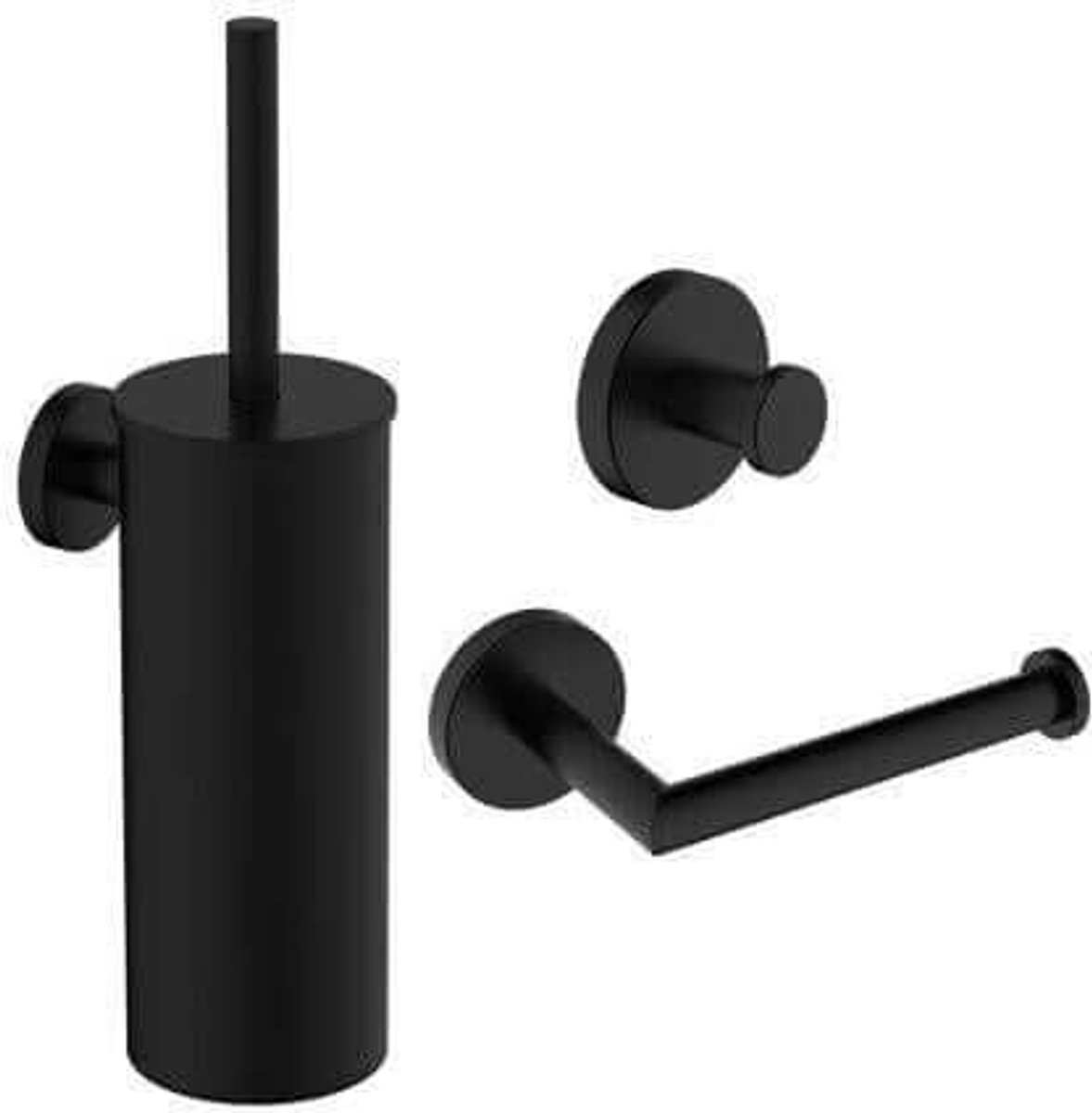 Wiesbaden Alonzo Toiletaccessoireset Mat Zwart