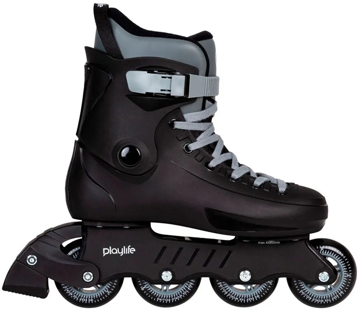 Playlife Rave 80 Inline Skates Zwart