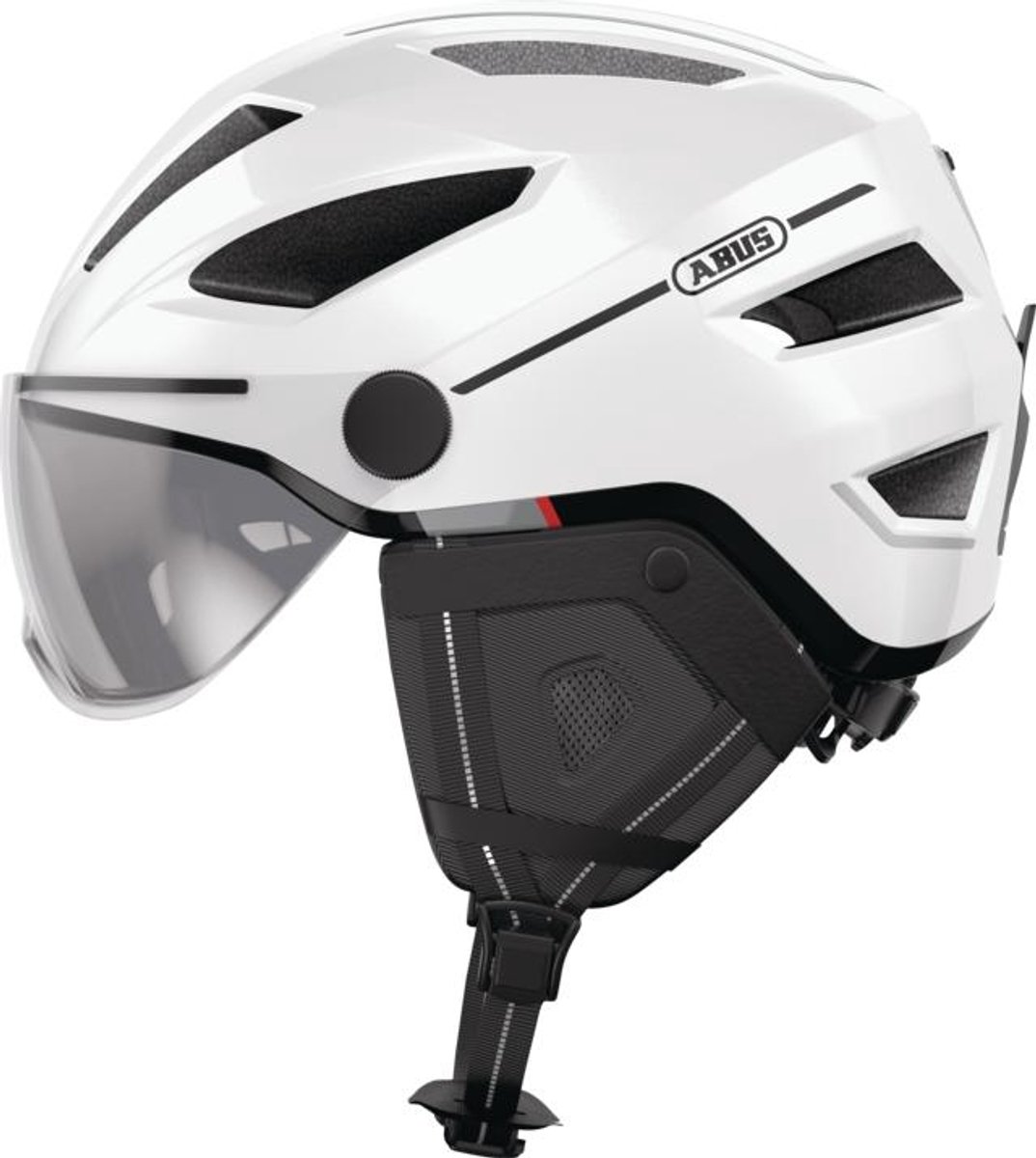 Bol.com Abus Helm Pedelec 2.0 ACE Fietshelm - Maat L (56-62cm) - Pearl White aanbieding