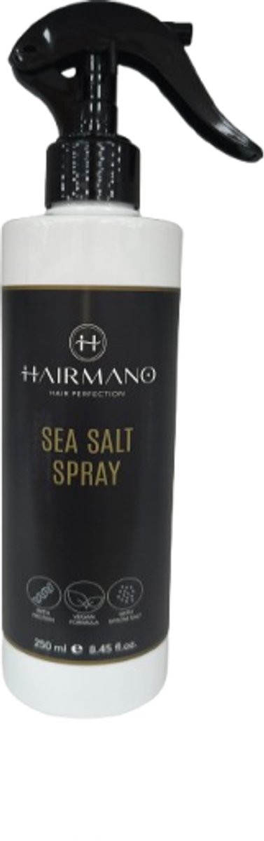 Hairmano Sea Salt Spray 250 ml - Texturizing Spray - Volumespray - Matte Finish - Vegan - Voor Alle Haartypes