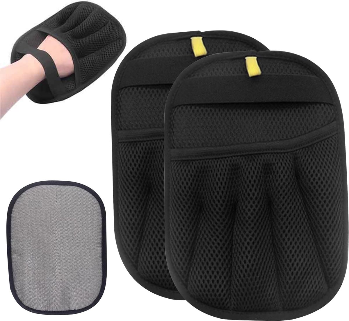 Hair Remover Glove - Bontmagneethandschoen voor honden en katten, kattenhaarverwijderaar met antistatische functie, herbruikbaar voor Bontmagneet, Handschoenen voor dierenharen (1)