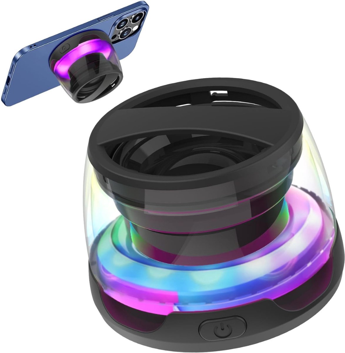 CRLYN® Mini Bluetooth Speaker - Draagbare Audio - Muziek Onderweg - Zwart