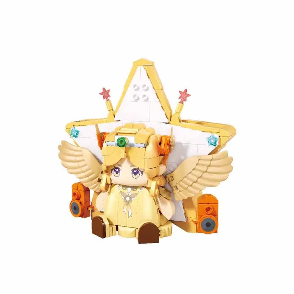 Sluban pleyerid prinses pen holder bouwspeelgoed kinderen vanaf 10 jaar - constructiespeelgoed displaymodel bureau organizer - m38-p8056 afbeelding