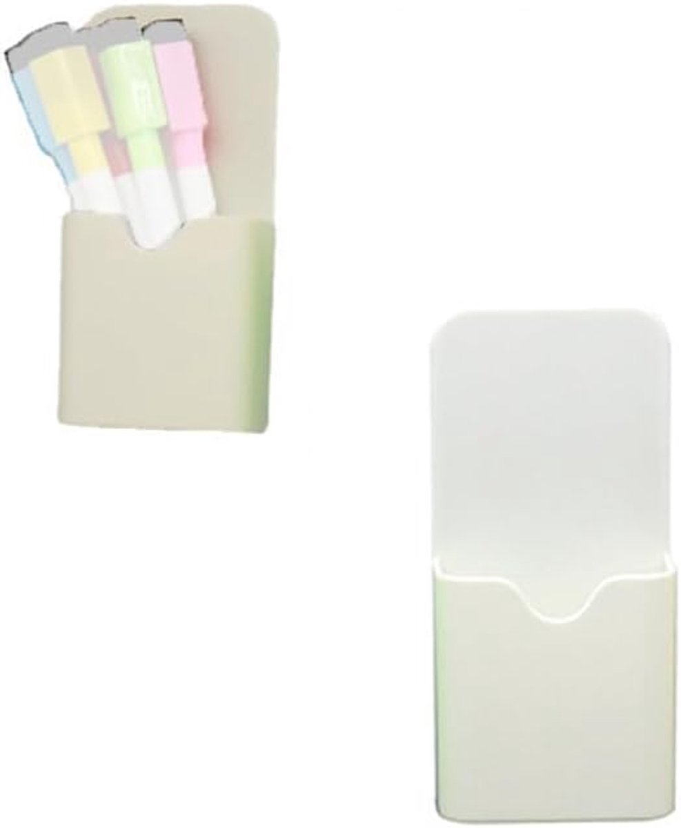 zalati Magnetische Marker Houder 2 stks Pen Marker Tray voor Whiteboard Koelkast Locker Organizer Home Office Supplies - S
