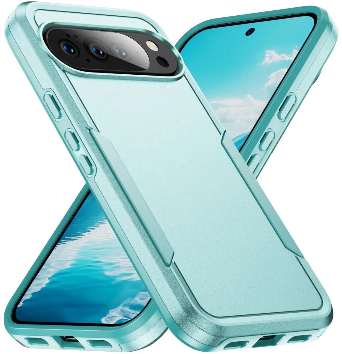 Back Cover Geschikt voor Google Pixel 11 / 11 Pro | Rugged Hoesje | Beschermhoes | Schokbestendige Hardcase | Shockproof | Tegen Vallen | Groen