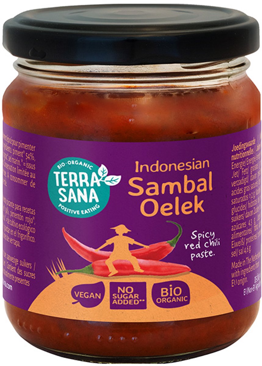 TerraSana Indonesion Sambal Oelek 125GR