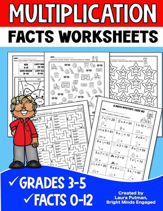 Multiplication Facts Practice for Kids- Multiplication Facts ... - cover
