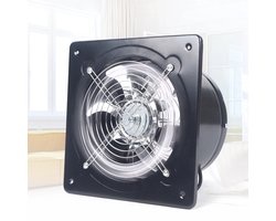 Archi Afzuigventilator 200 mm – Ventilatie - 850 m³/u Axiale Industriële Ventilator – 80W Wand- En Raamventilator – Zwart