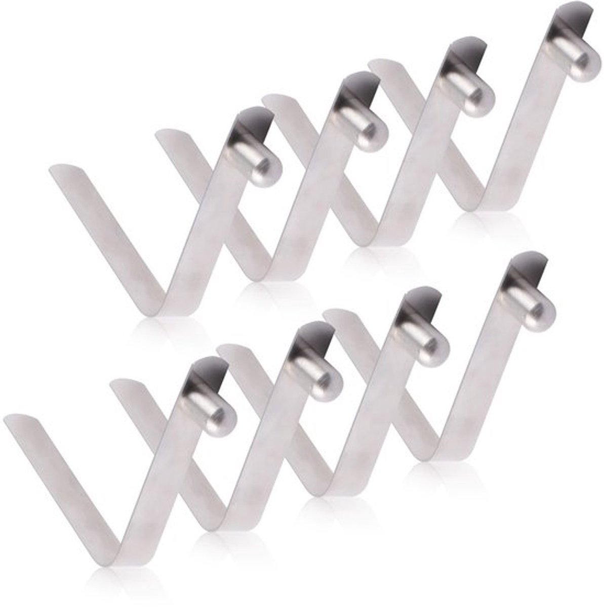 Store_7 - Tentstokclips - Roestvrijstalen Clips - Eenvoudige