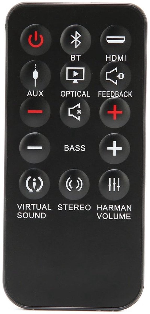 Compatibel met Cinema Soundbar SB250-luidspreker - Afstandsbediening